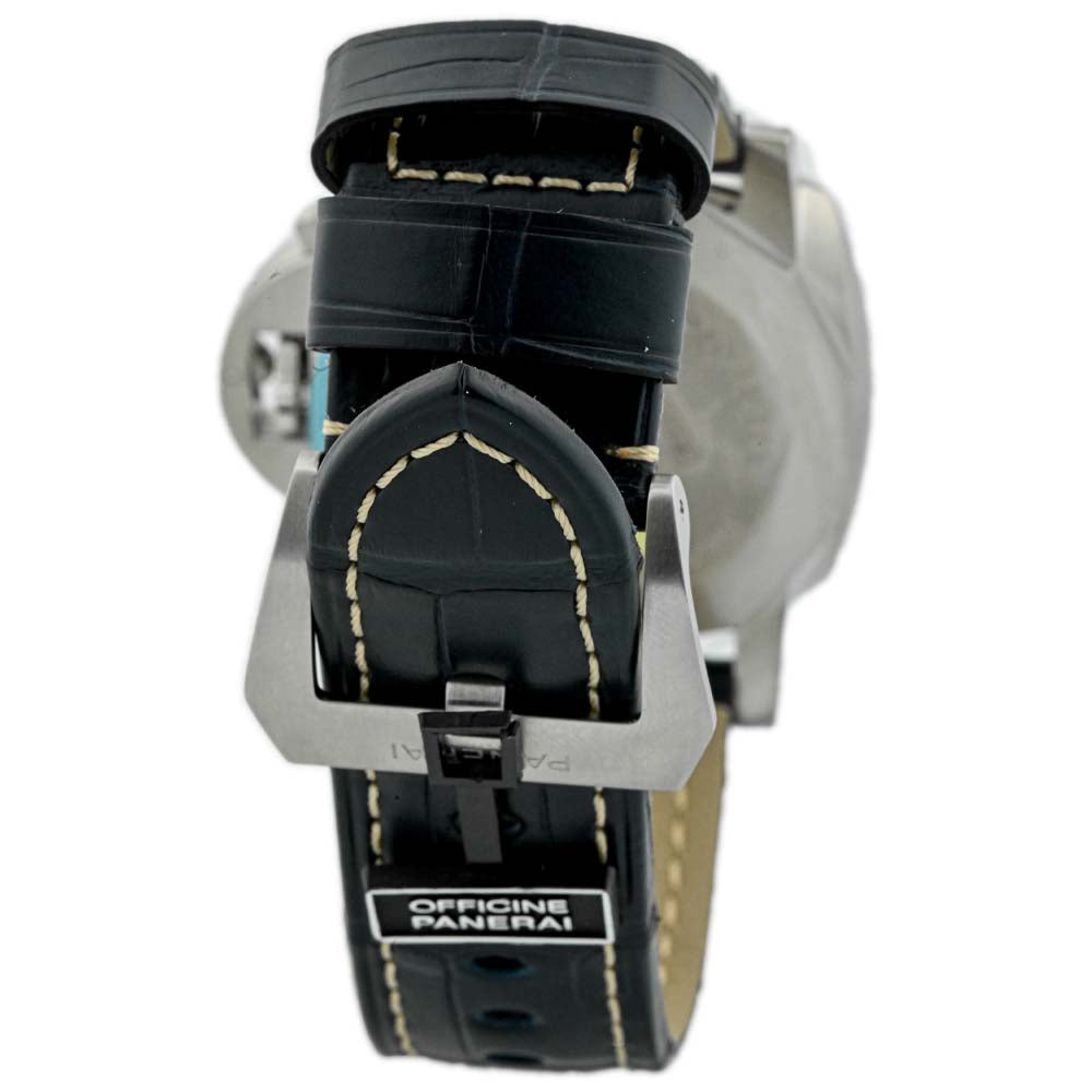 Panerai Men's Luminor Marina 42mm Blue Dial Watch Ref# PAM01313 - Happy Jewelers Fine Jewelry Lifetime Warranty