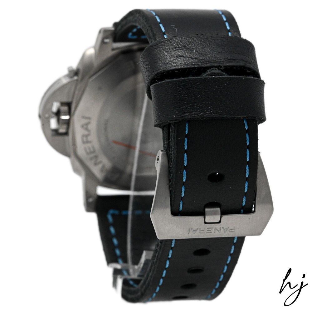 Panerai Men's Submersible Amagnetic Titanium 47mm Black Stick Dial Watch Reference #: PAM01389 - Happy Jewelers Fine Jewelry Lifetime Warranty