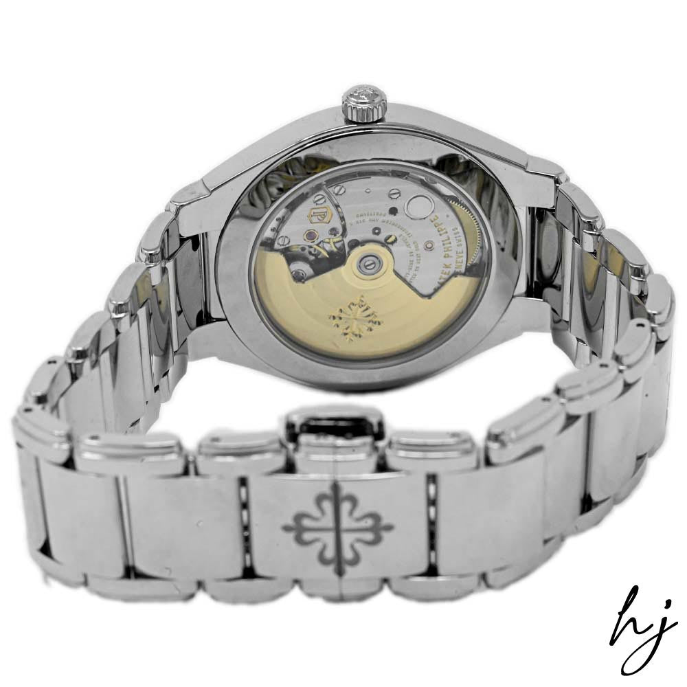 Patek Philippe Ladies Twenty-4 Stainless Steel 36mm Gray Sunburst Arabic Numeral Dial Watch Reference #: 7300/1200A-010 - Happy Jewelers Fine Jewelry Lifetime Warranty