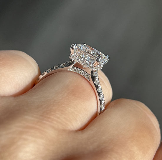Load image into Gallery viewer, Engagement Ring Wednesday | 2.50 Princess Cut Lab Created Diamond - Happy Jewelers Fine Jewelry Lifetime Warranty
