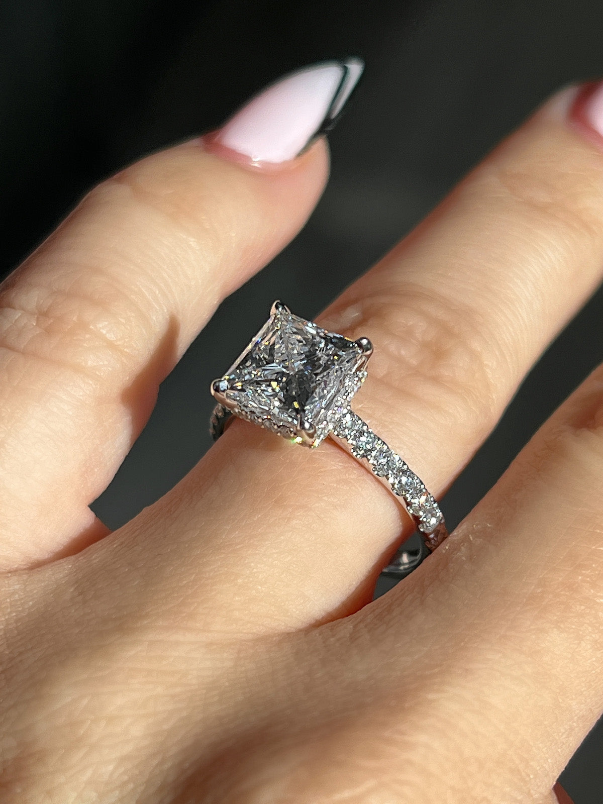 Engagement Ring Wednesday | 2.50 Princess Cut Lab Created Diamond - Happy Jewelers Fine Jewelry Lifetime Warranty