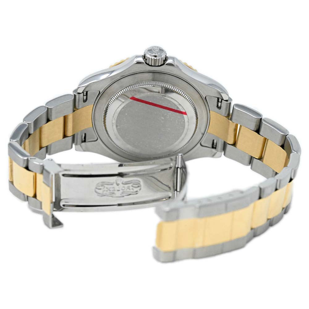 Rolex Men's Yacht-Master 18K Yellow Gold & Steel 40mm Slate Dot Dial Watch Reference #: 16623 - Happy Jewelers Fine Jewelry Lifetime Warranty