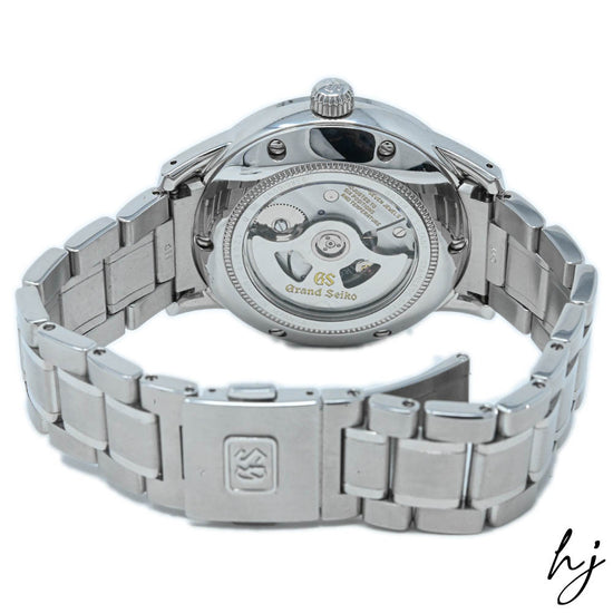 Grand Seiko Men's Elegance Collection SBGJ249 GMT Stainless Steel 39.5mm Blue Art Dial Watch Reference #: SBGJ249 - Happy Jewelers Fine Jewelry Lifetime Warranty