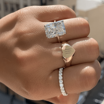 Signet Heart Ring - Happy Jewelers Fine Jewelry Lifetime Warranty