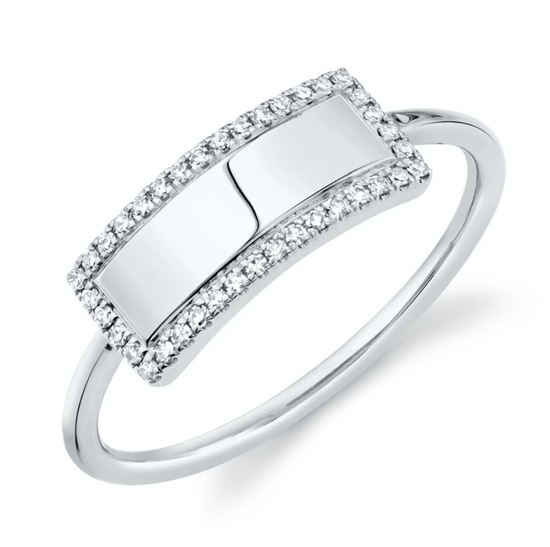 Diamond Personalized ID Ring - Happy Jewelers Fine Jewelry Lifetime Warranty