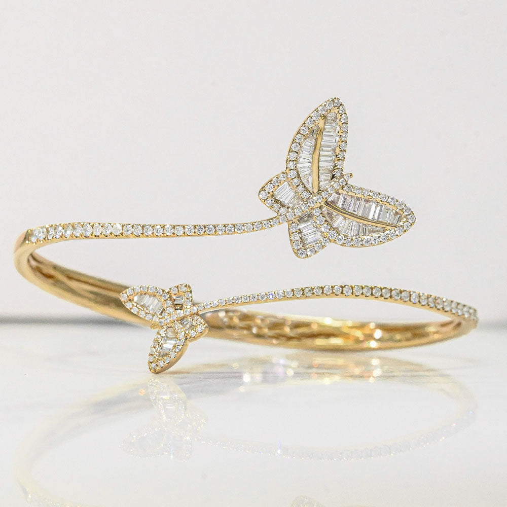 Butterfly Bangle - Happy Jewelers Fine Jewelry Lifetime Warranty