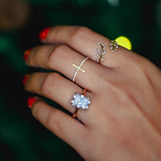 Open Diamond Vine Ring - Happy Jewelers Fine Jewelry Lifetime Warranty