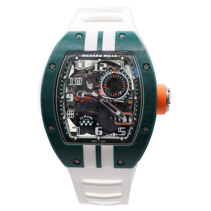 Richard Mille Men's Le Mans Classic Carbon 40mm x 48mm Skeleton Dial Watch Reference #: RM029 - Happy Jewelers Fine Jewelry Lifetime Warranty