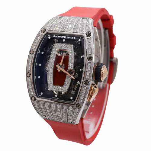 Load image into Gallery viewer, NEW! Richard Mille Unisex RM037 White Gold 42x52mm Skeleton Diamond Gem Dial Watch Ref# RM037 - Happy Jewelers Fine Jewelry Lifetime Warranty
