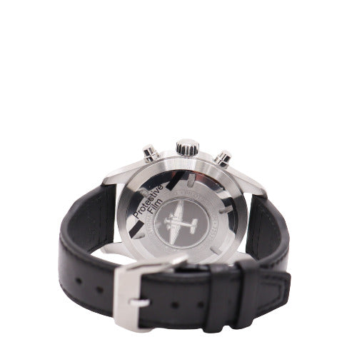 NEW! IWC Men's Pilot Stainless Steel 43mm Black Chronograph Dial Watch Ref# IW377709 - Happy Jewelers Fine Jewelry Lifetime Warranty
