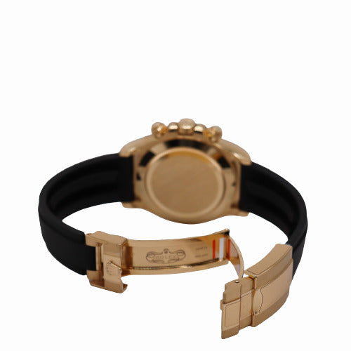 NEW! Rolex Men's Daytona 18K Yellow Gold 40mm Black Stick Dial Chronograph Watch Ref #116518LN - Happy Jewelers Fine Jewelry Lifetime Warranty