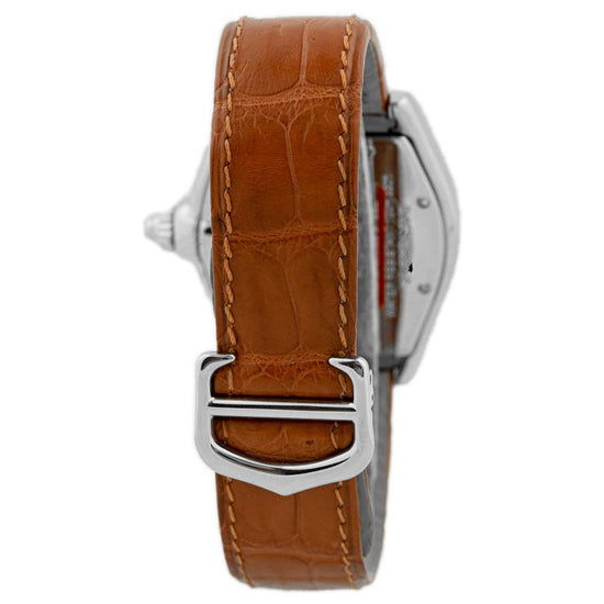 Cartier Unisex Roadster Stainless Steel 37mmx44mm Silver Roman Dial Watch Reference #: W62025V3 - Happy Jewelers Fine Jewelry Lifetime Warranty
