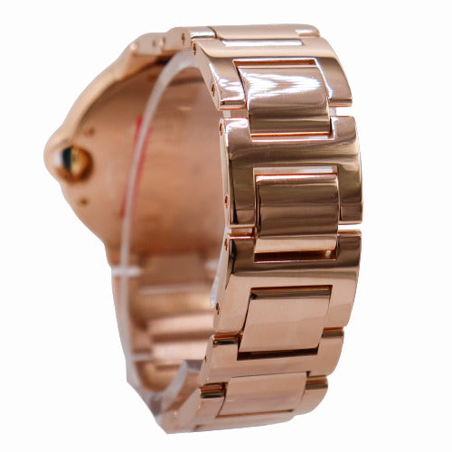 Load image into Gallery viewer, Cartier Men&amp;#39;s Ballon Bleu Rose Gold 36mm Silver Roman Dial Watch Ref# WE9005Z3 - Happy Jewelers Fine Jewelry Lifetime Warranty
