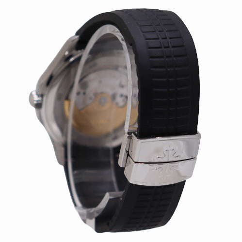 Patek Philippe Men's Aquanaut Stainless Steel 41mm Black Embossed Dial Watch Ref# 5167/1A-001 - Happy Jewelers Fine Jewelry Lifetime Warranty