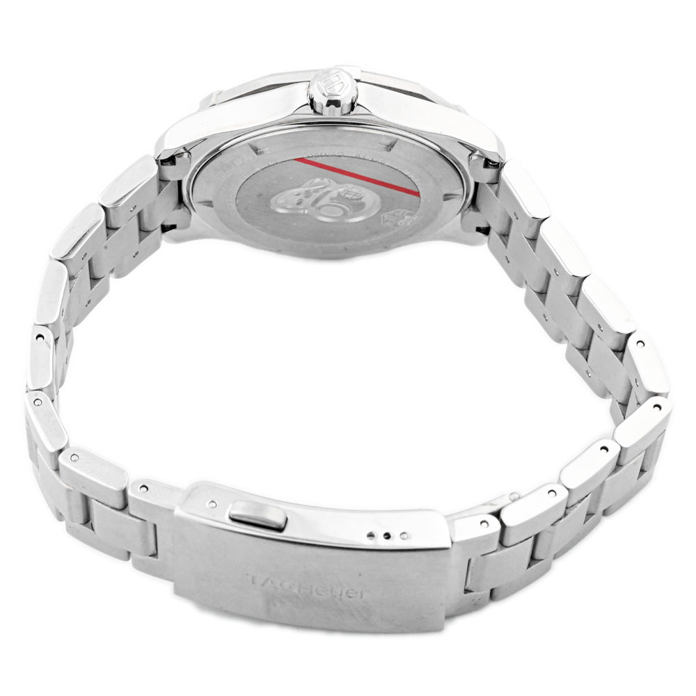 Tag Heuer Men's Aquaracer Stainless Steel 39mm Blue Stick Dial Watch Reference #: WAP1112.BA0831 - Happy Jewelers Fine Jewelry Lifetime Warranty