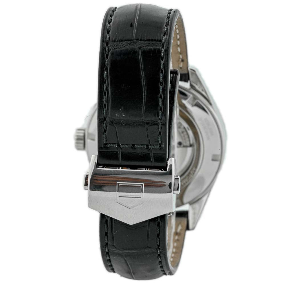 Load image into Gallery viewer, Tag Heuer Men&amp;#39;s Carrera Calibre 5 Stainless Steel 41mm Black Rose Gold Stick Dial Watch Reference #: WAR201C.FC6266 - Happy Jewelers Fine Jewelry Lifetime Warranty
