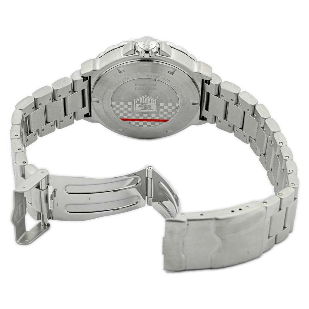 Tag Heuer Men's Formula 1 Quartz Stainless Steel 42mm White Stick Dial Watch Reference #: WAU1113.BA0858 - Happy Jewelers Fine Jewelry Lifetime Warranty