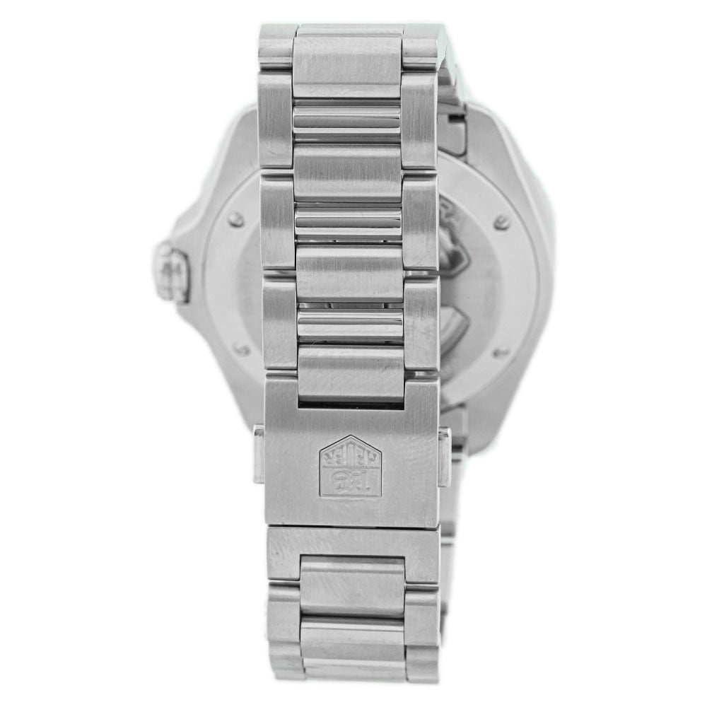 Tag Heuer Men's Grand Carrera GMT Stainless Steel 42.5mm Black Stick Dial Watch Reference #: WAV5111.BA0901 - Happy Jewelers Fine Jewelry Lifetime Warranty