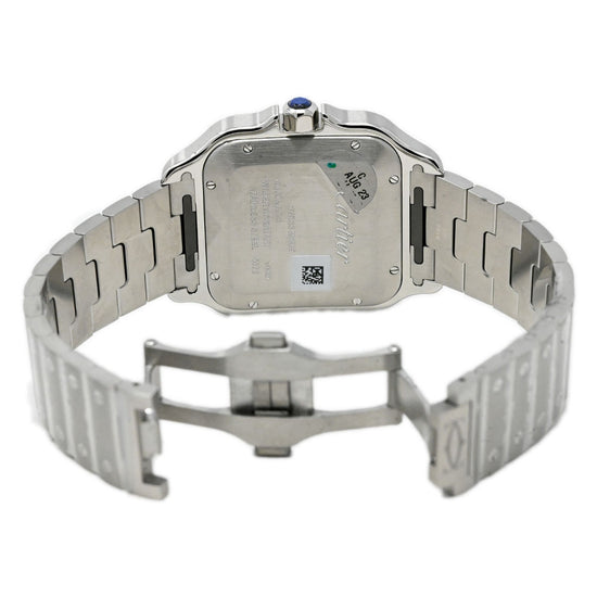 Load image into Gallery viewer, Cartier Men&amp;#39;s Santos Stainless Steel 40mm Silver Roman Dial Watch Reference #: WSSA0018 - Happy Jewelers Fine Jewelry Lifetime Warranty
