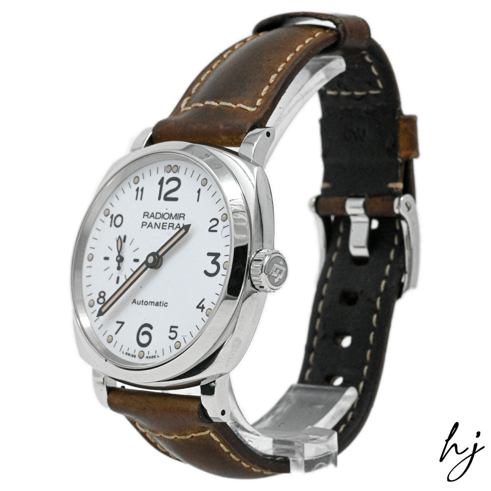 Panerai Men's Radiomir 42mm White Dial Watch Ref #: 590-06171 - Happy Jewelers Fine Jewelry Lifetime Warranty