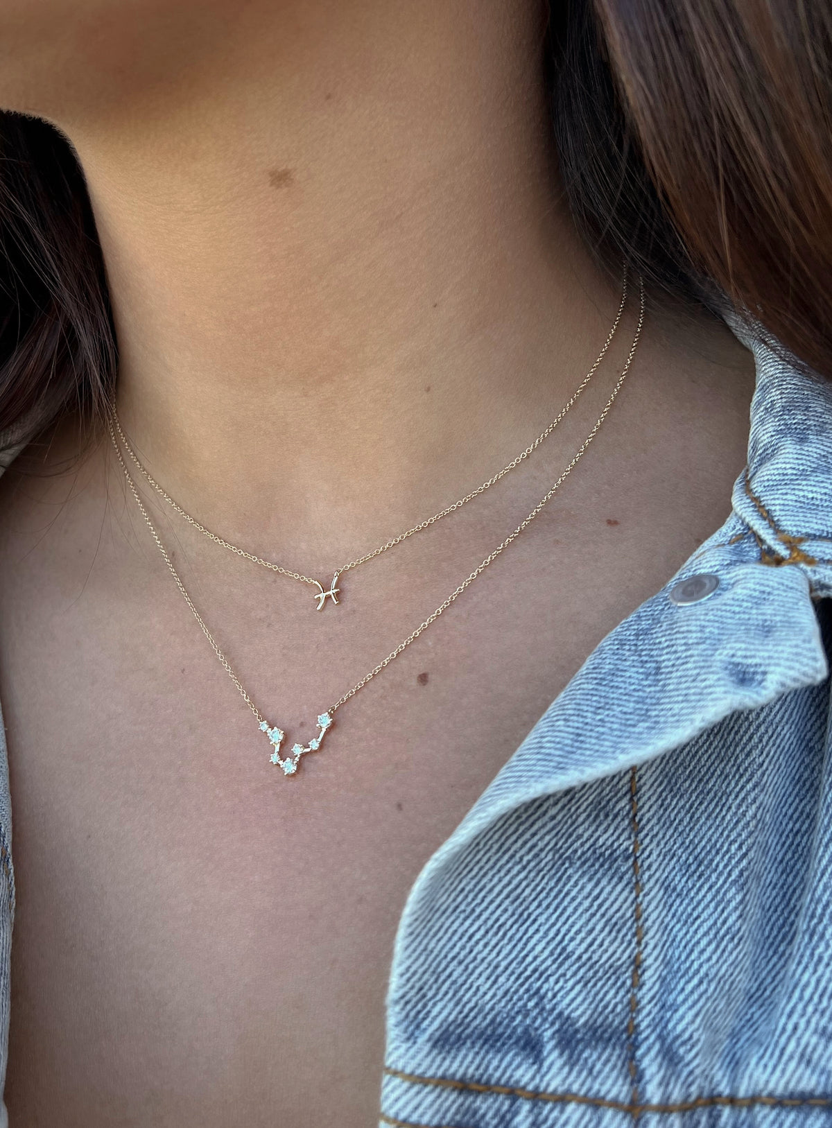 Diamond Constellation Zodiac Necklace – Happy Jewelers