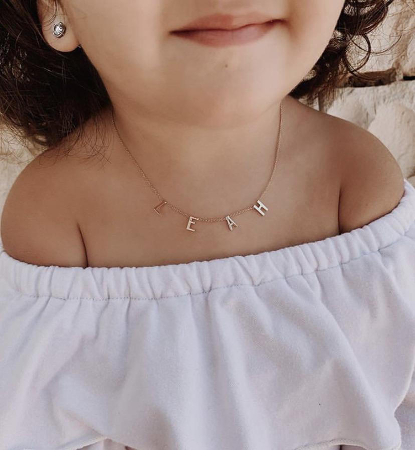 Spaced Name Necklace - Happy Jewelers Fine Jewelry Lifetime Warranty