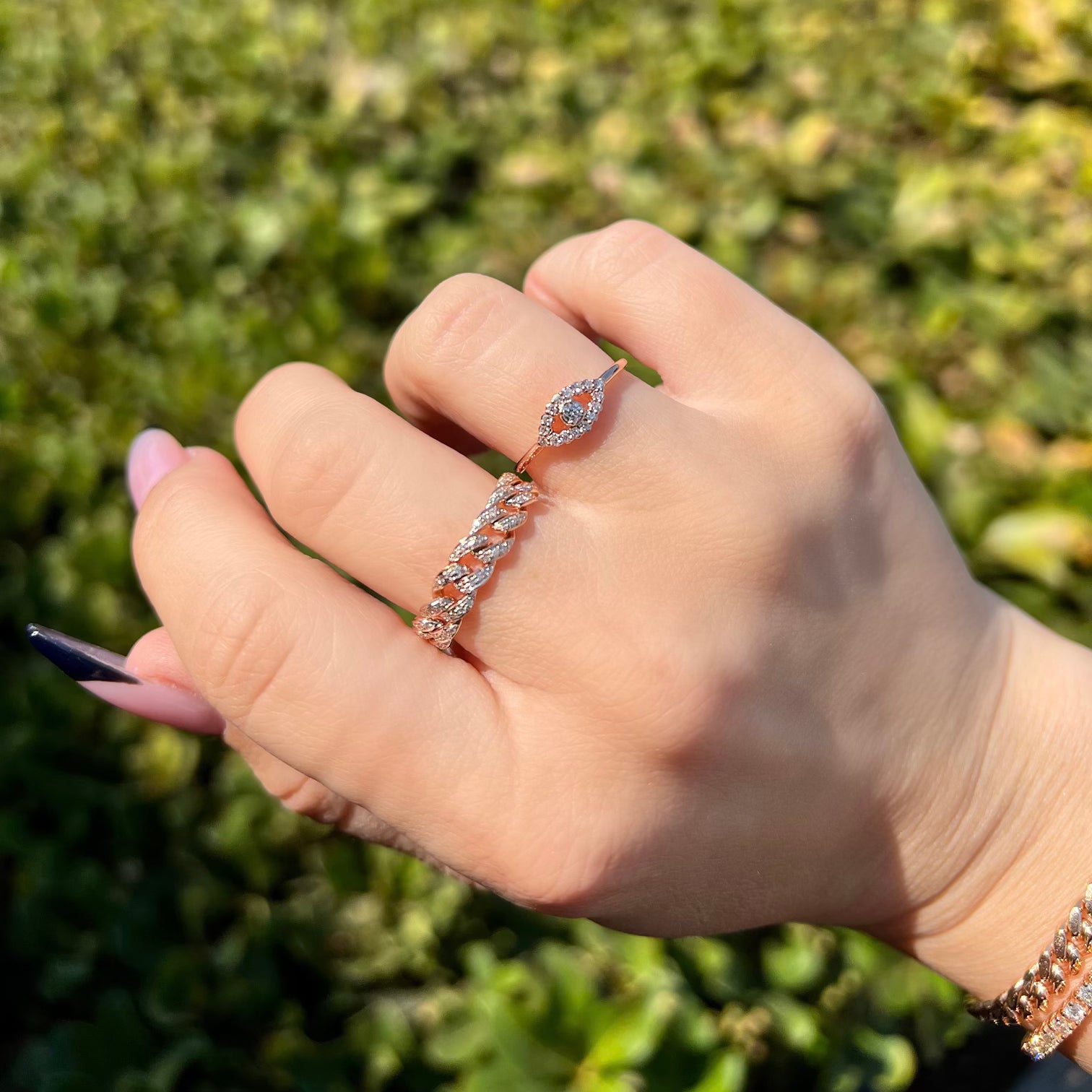 Diamond Evil Eye Ring - Happy Jewelers Fine Jewelry Lifetime Warranty