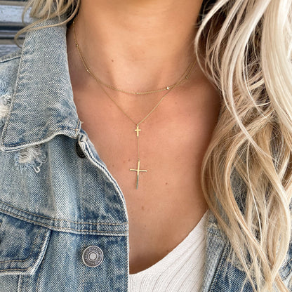 Always With You Cross Necklace - Happy Jewelers Fine Jewelry Lifetime Warranty