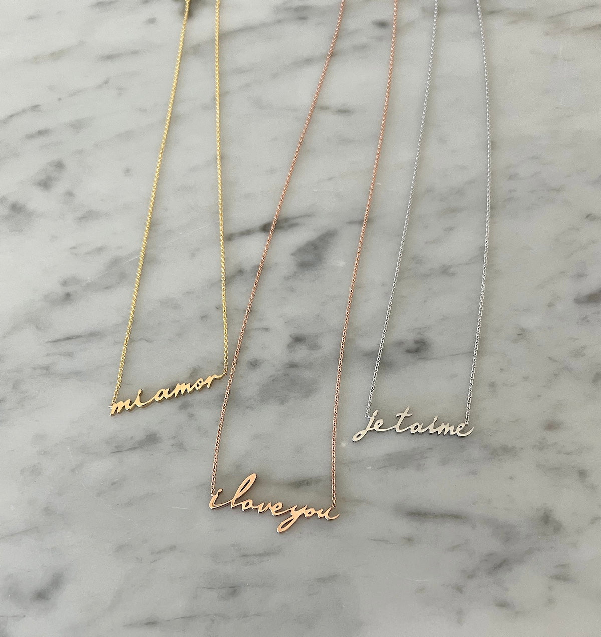 Load image into Gallery viewer, The &amp;#39;Mi Amor&amp;#39; Necklace - Happy Jewelers Fine Jewelry Lifetime Warranty
