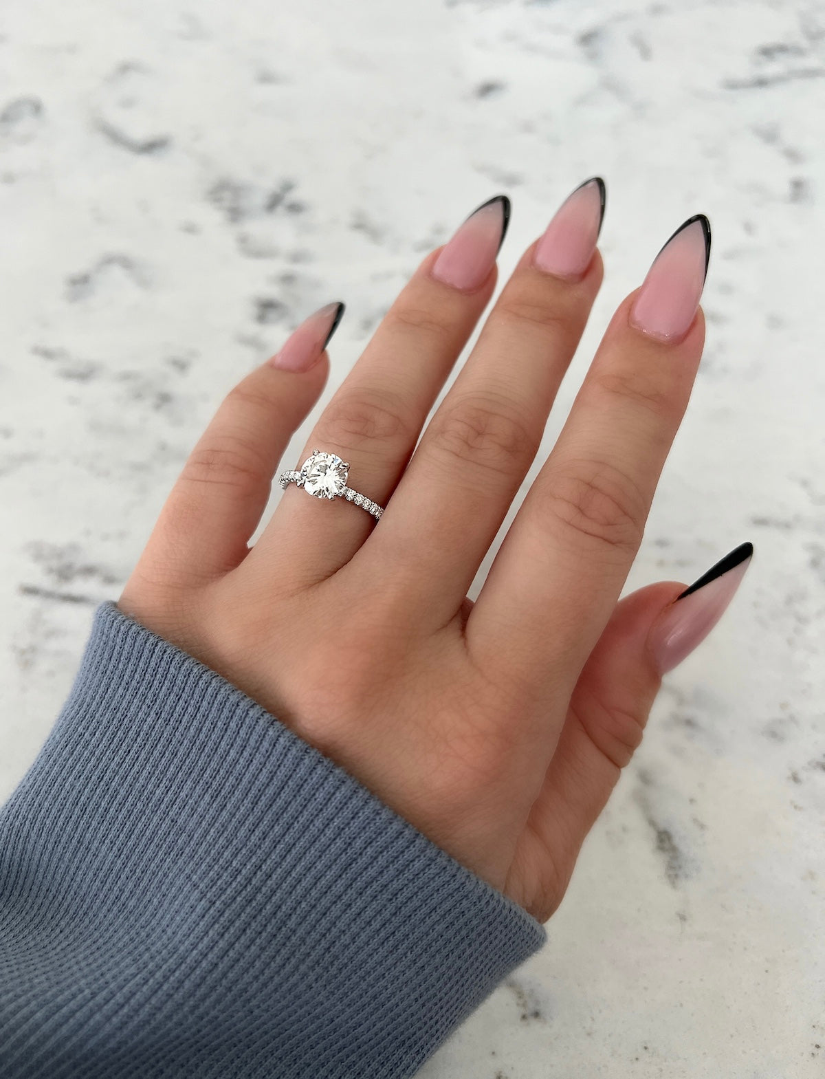 Engagement Ring Wednesday | 1.08 Round Natural Diamond - Happy Jewelers Fine Jewelry Lifetime Warranty