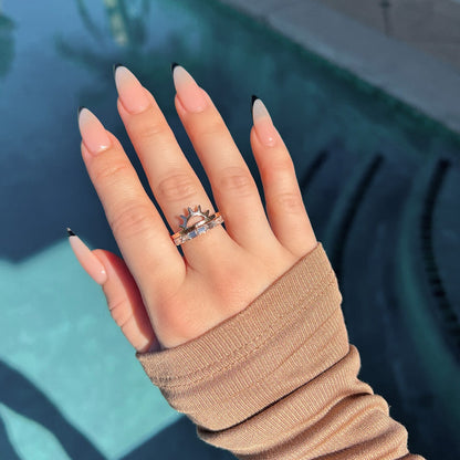 Sideways Diamond Baguette Band - Happy Jewelers Fine Jewelry Lifetime Warranty